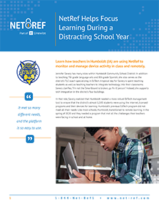 Case Study: NetRef Helps Focus Learning During a Distracting School Year